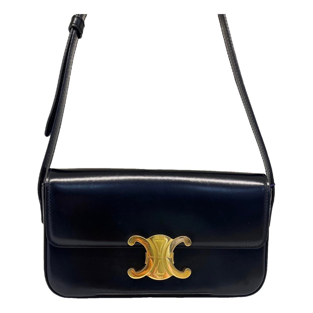 Triomphe Long leather handbag