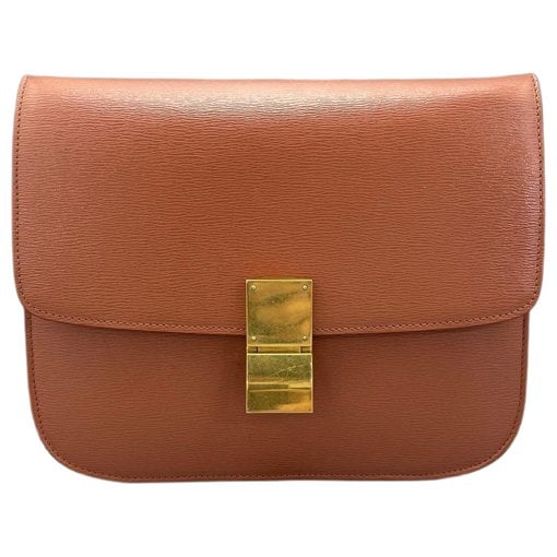 Classic leather crossbody bag