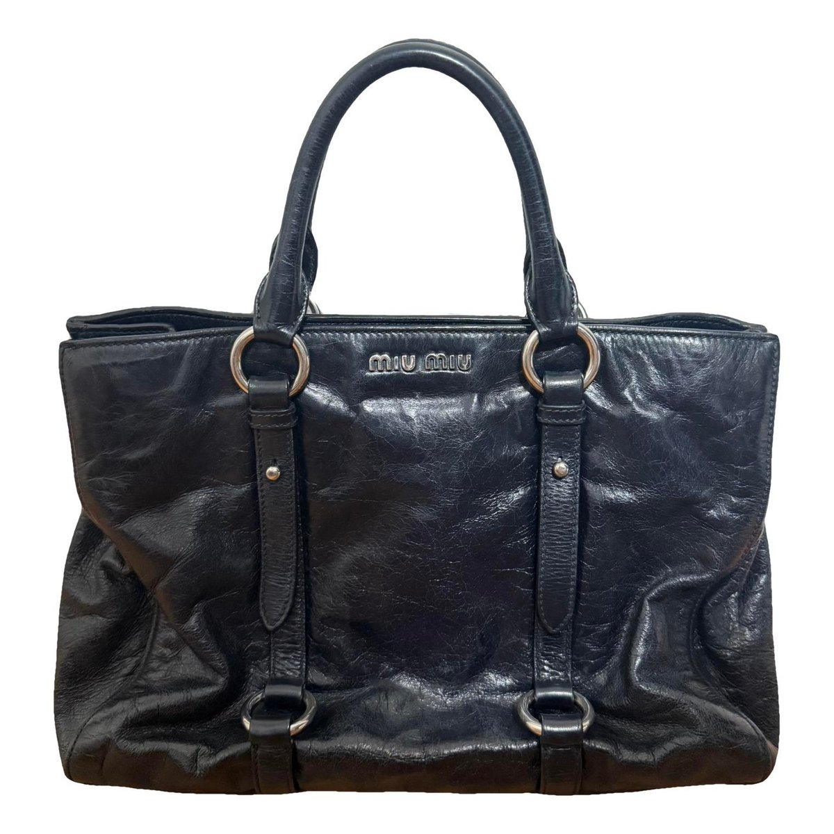 Vitello leather tote