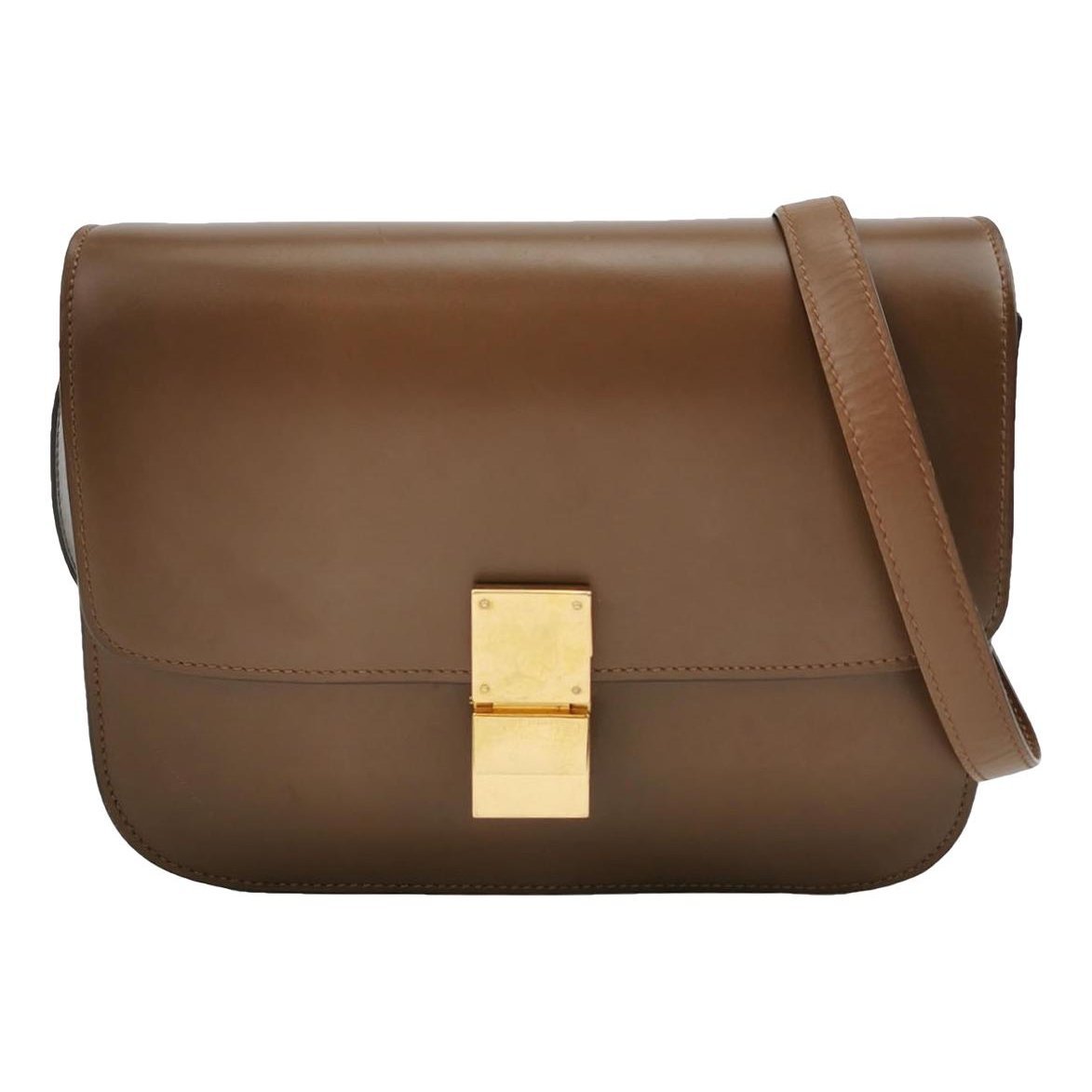Classic leather crossbody bag