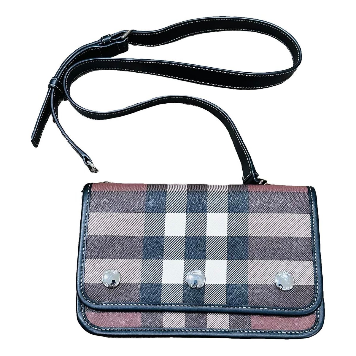 Note leather crossbody bag