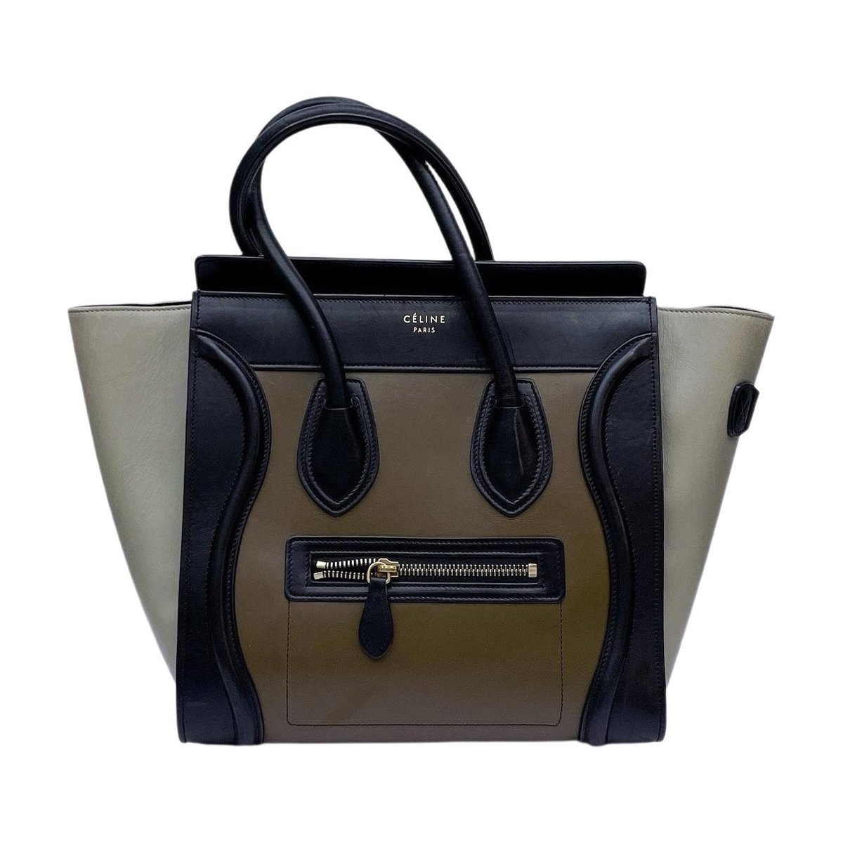 Luggage leather handbag