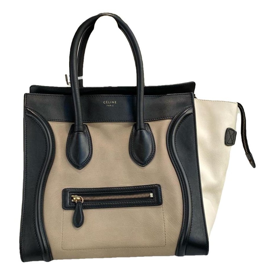 Luggage leather handbag