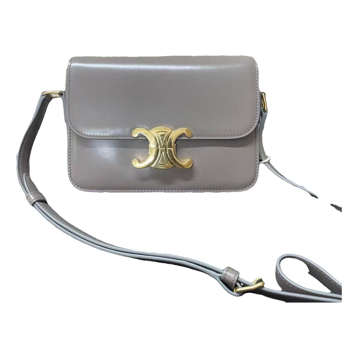 Triomphe leather handbag