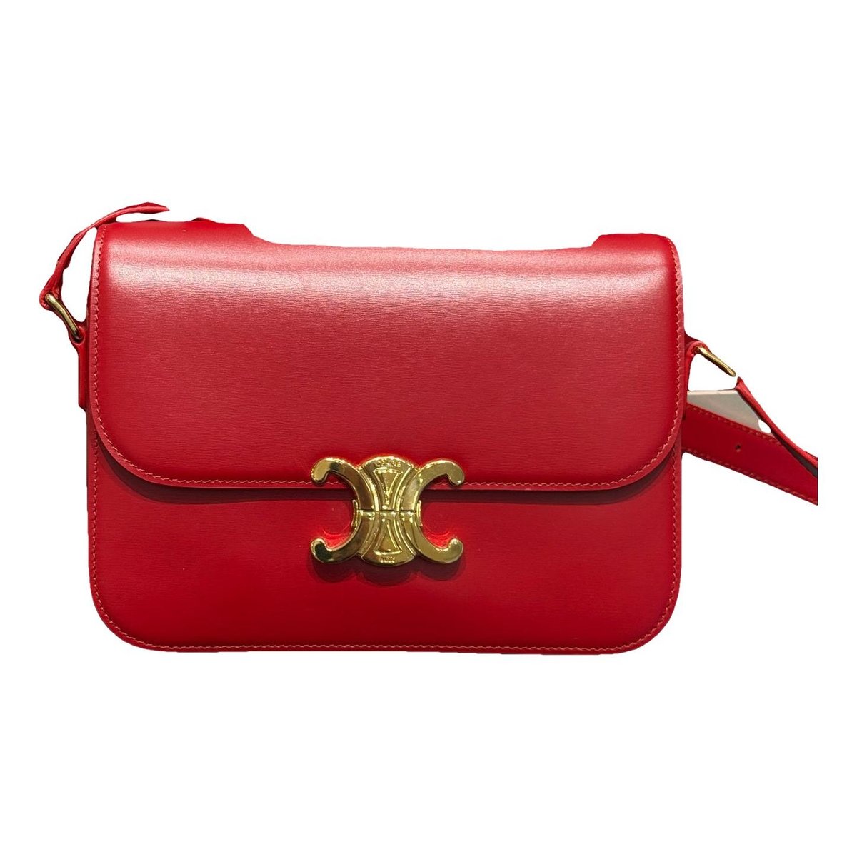 Triomphe leather handbag