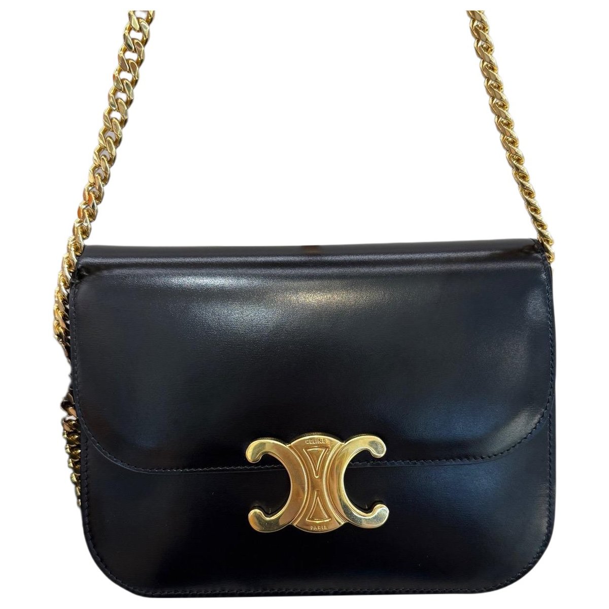 Triomphe leather handbag