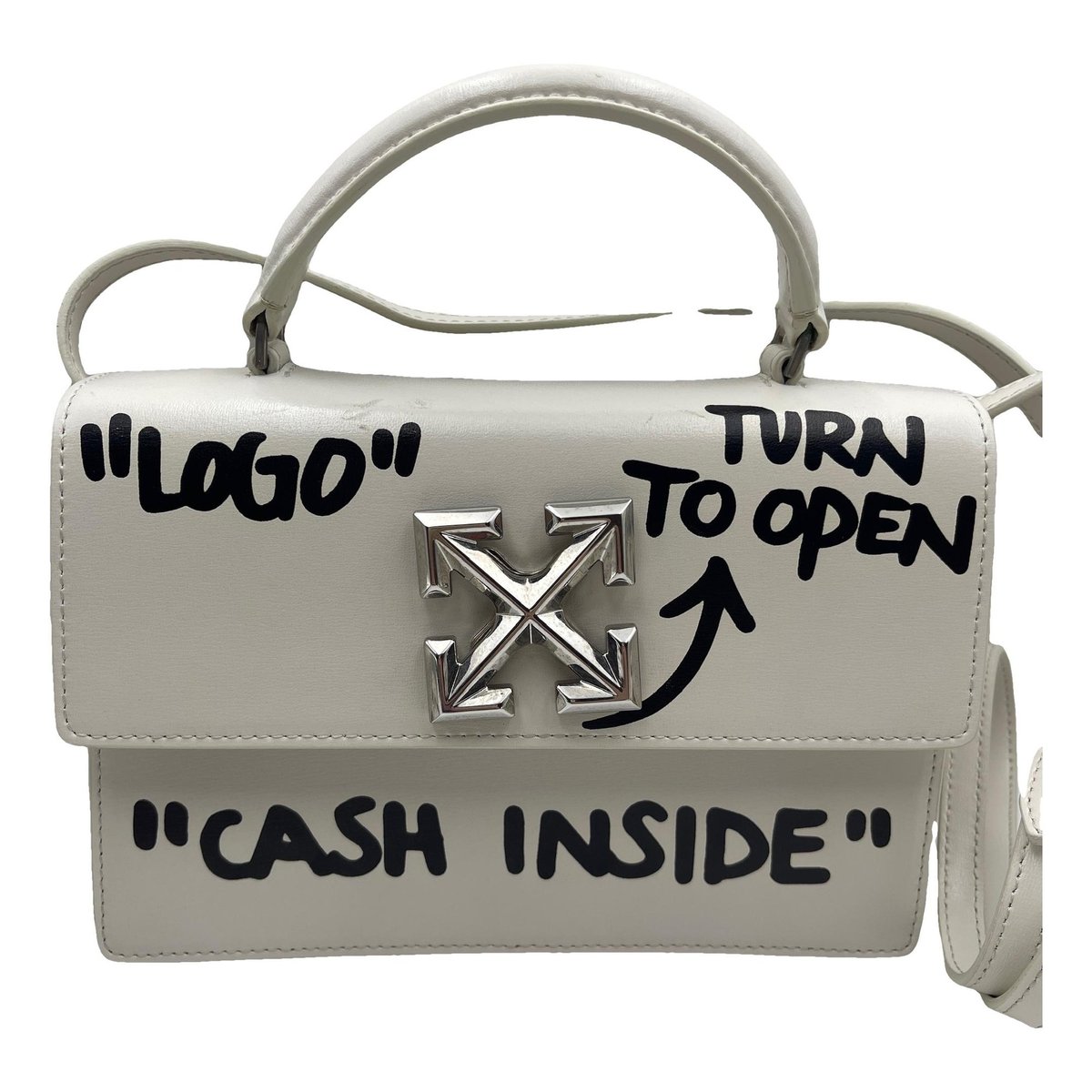 Jitney 2.8 leather handbag