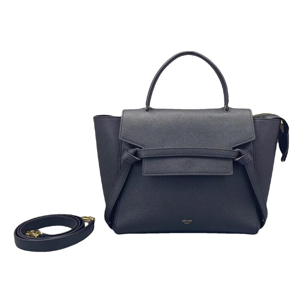 Belt leather handbag