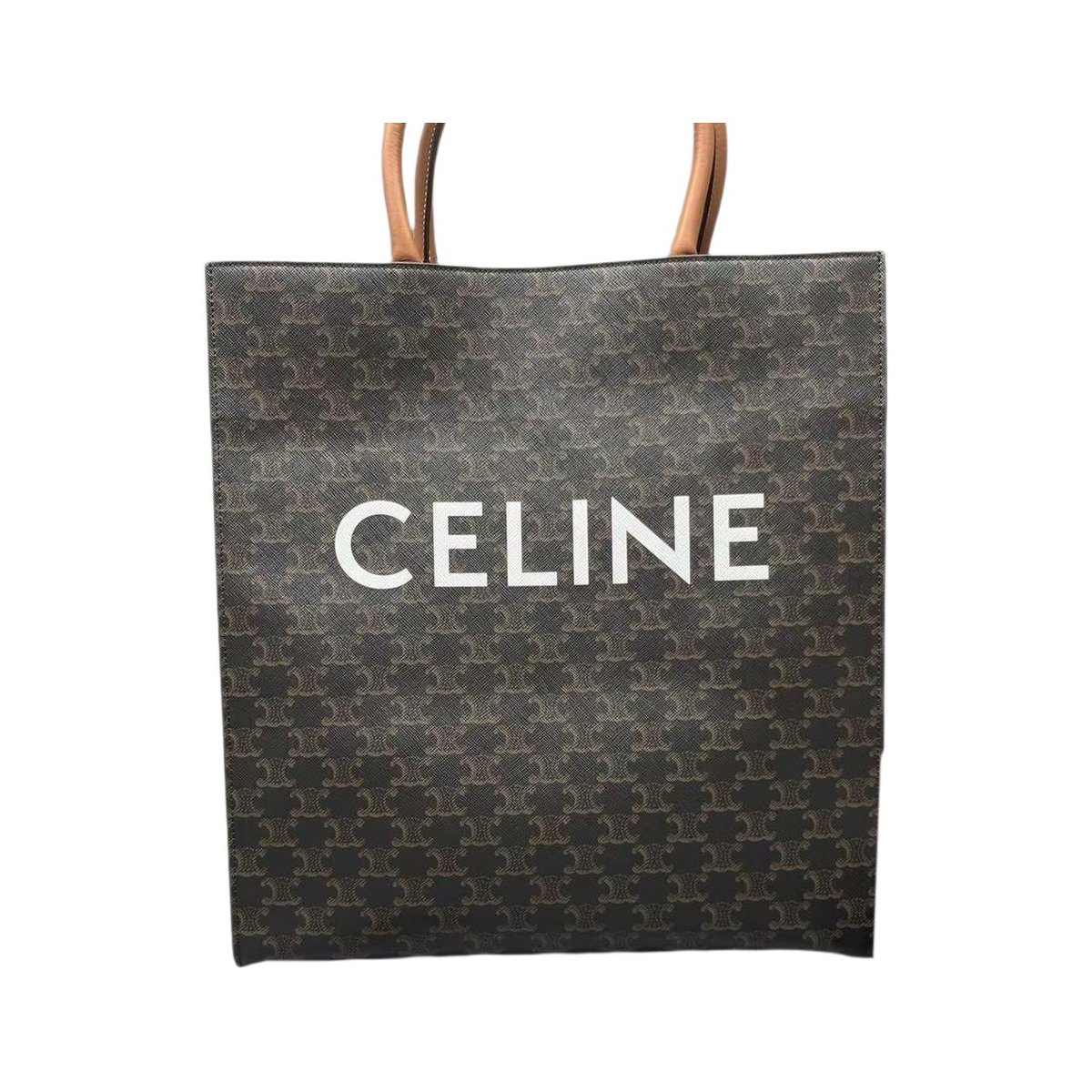 Cabas Vertical vinyl handbag