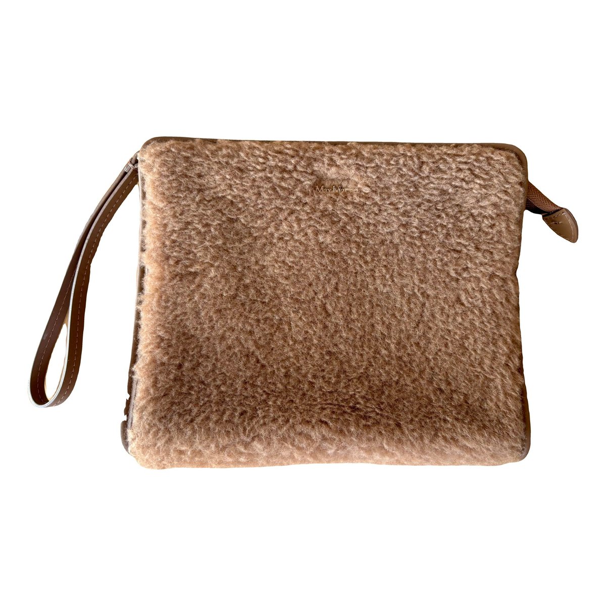 Wool clutch bag