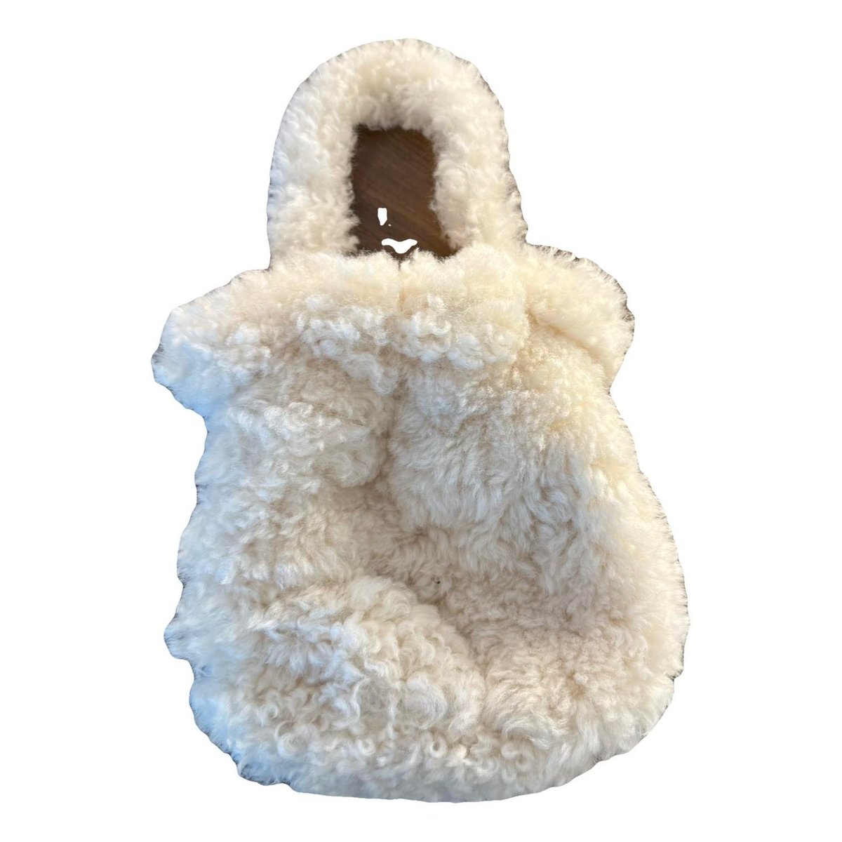 Faux fur handbag