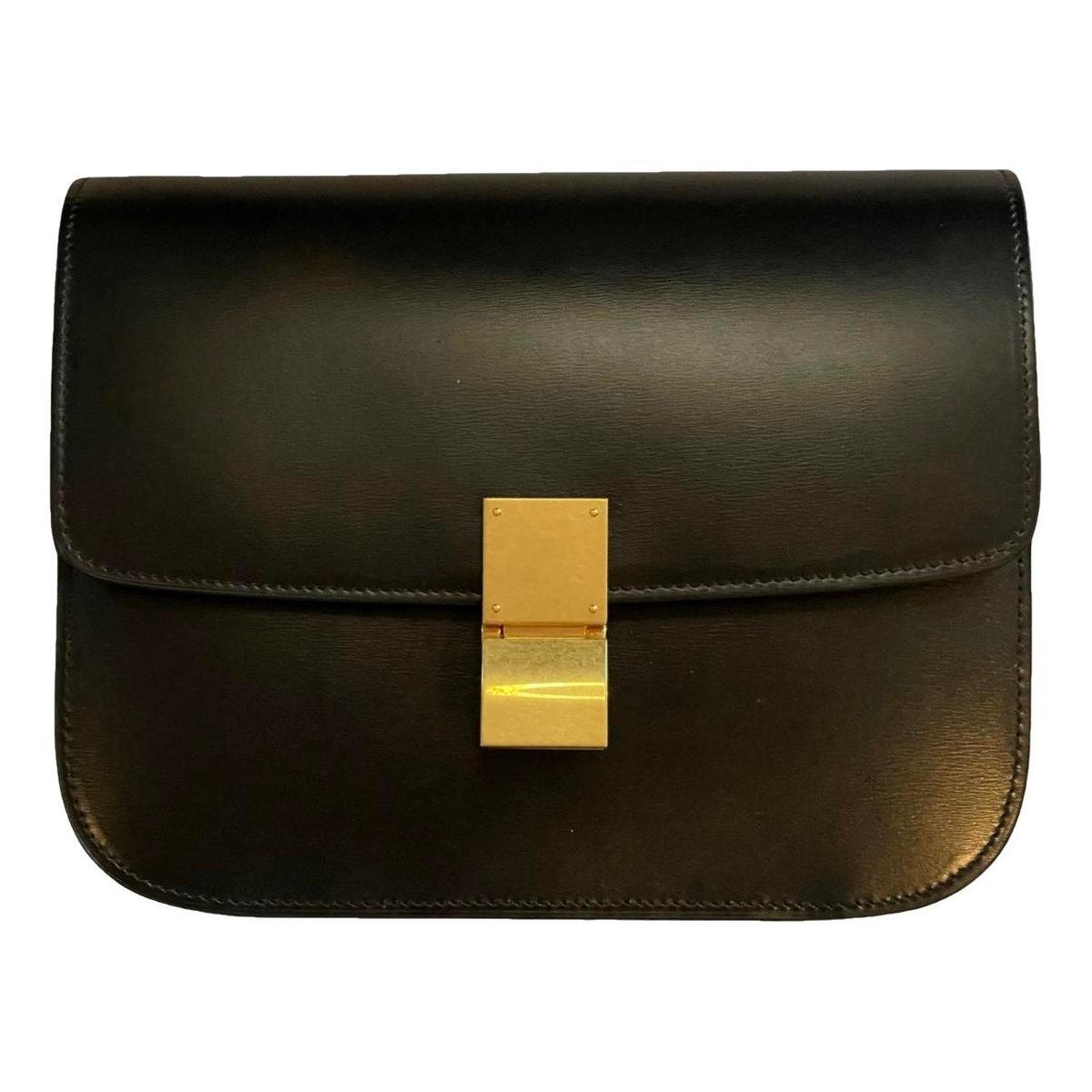 Classic leather crossbody bag