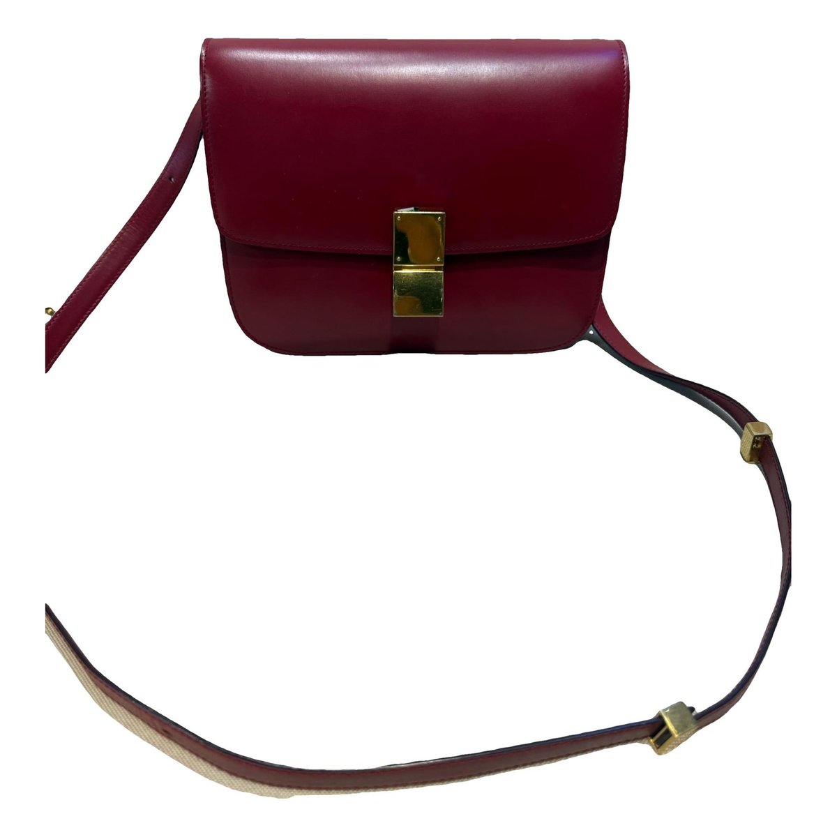Classic leather crossbody bag