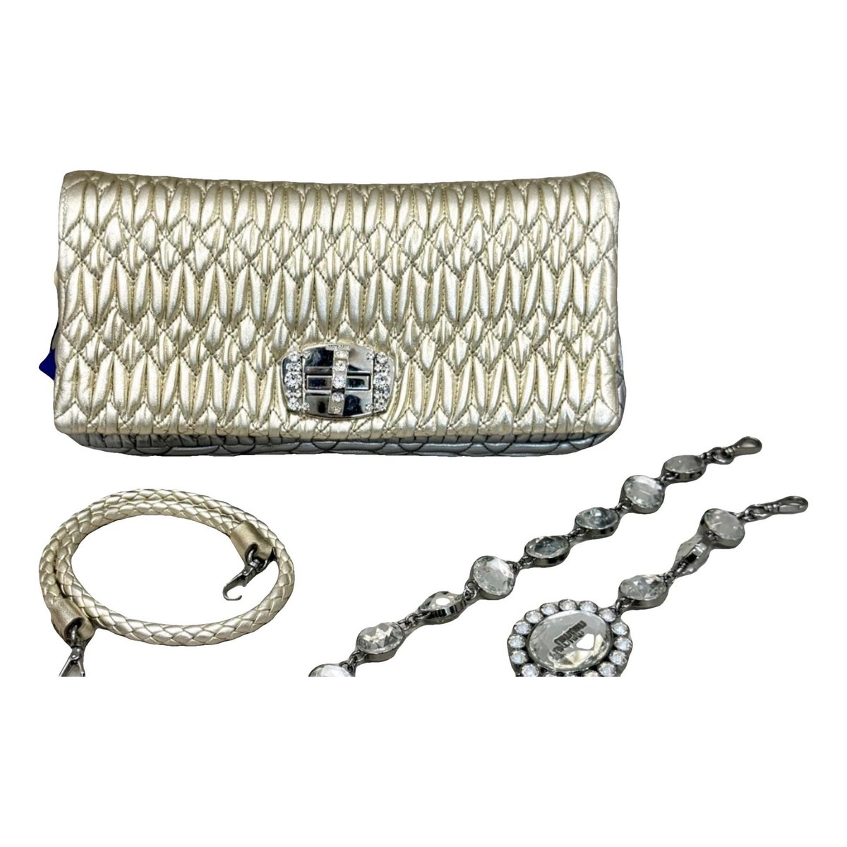 Miu delice leather handbag