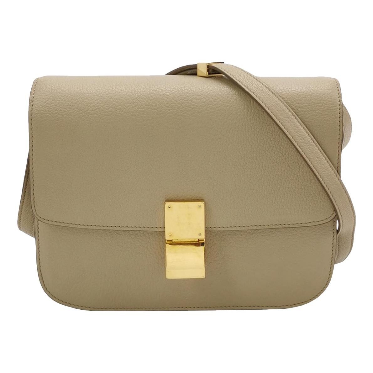 Classic leather crossbody bag