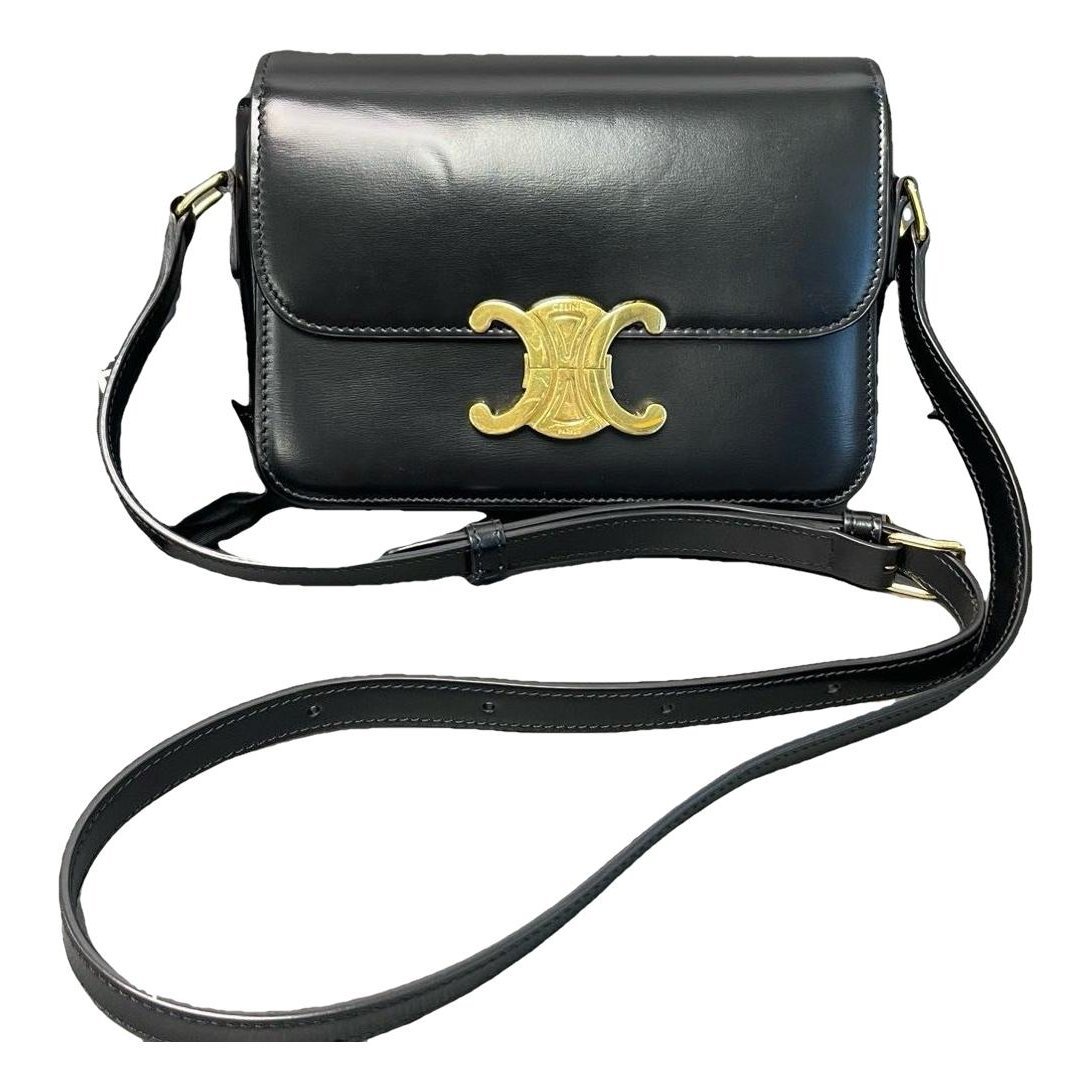 Triomphe leather handbag