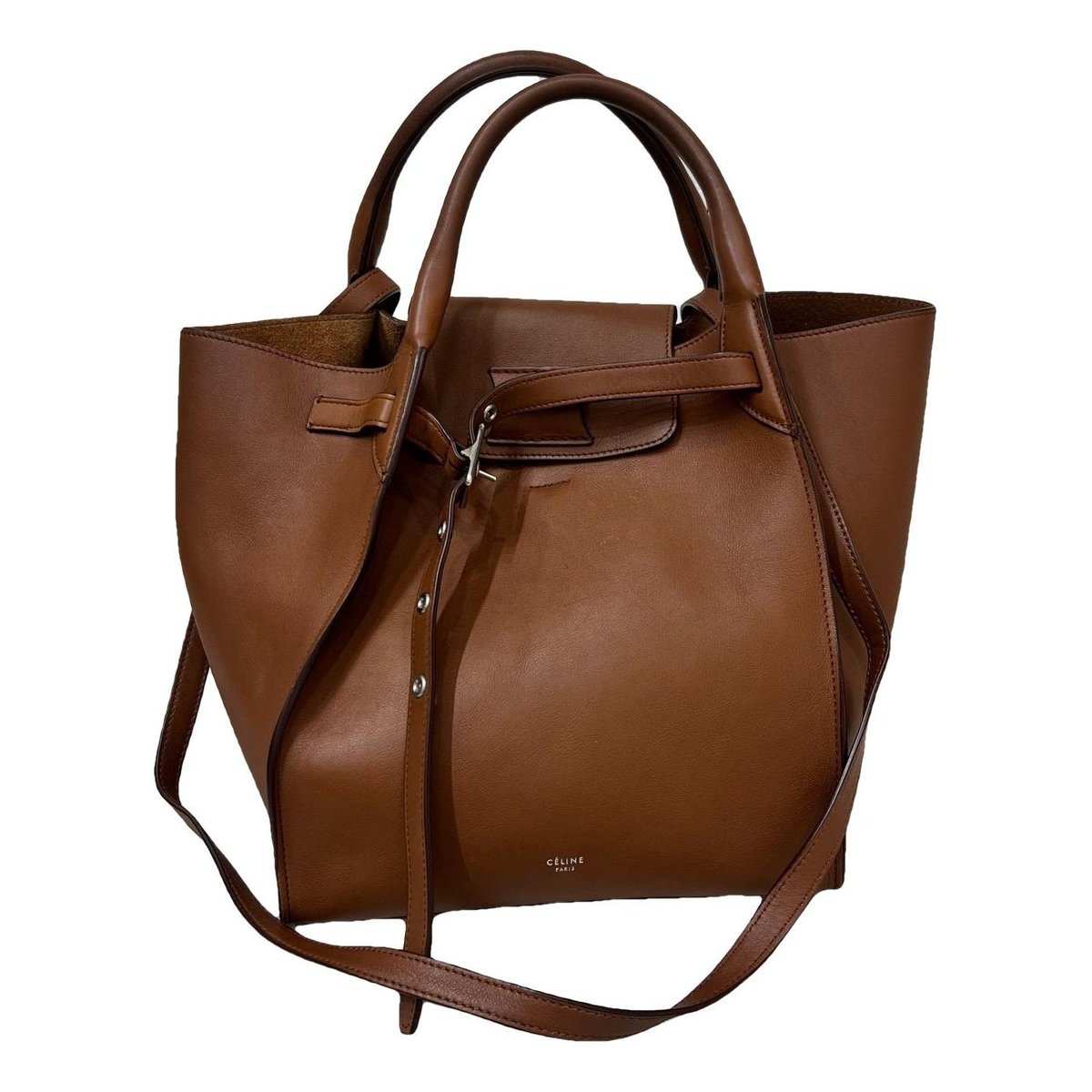 Big Bag leather handbag