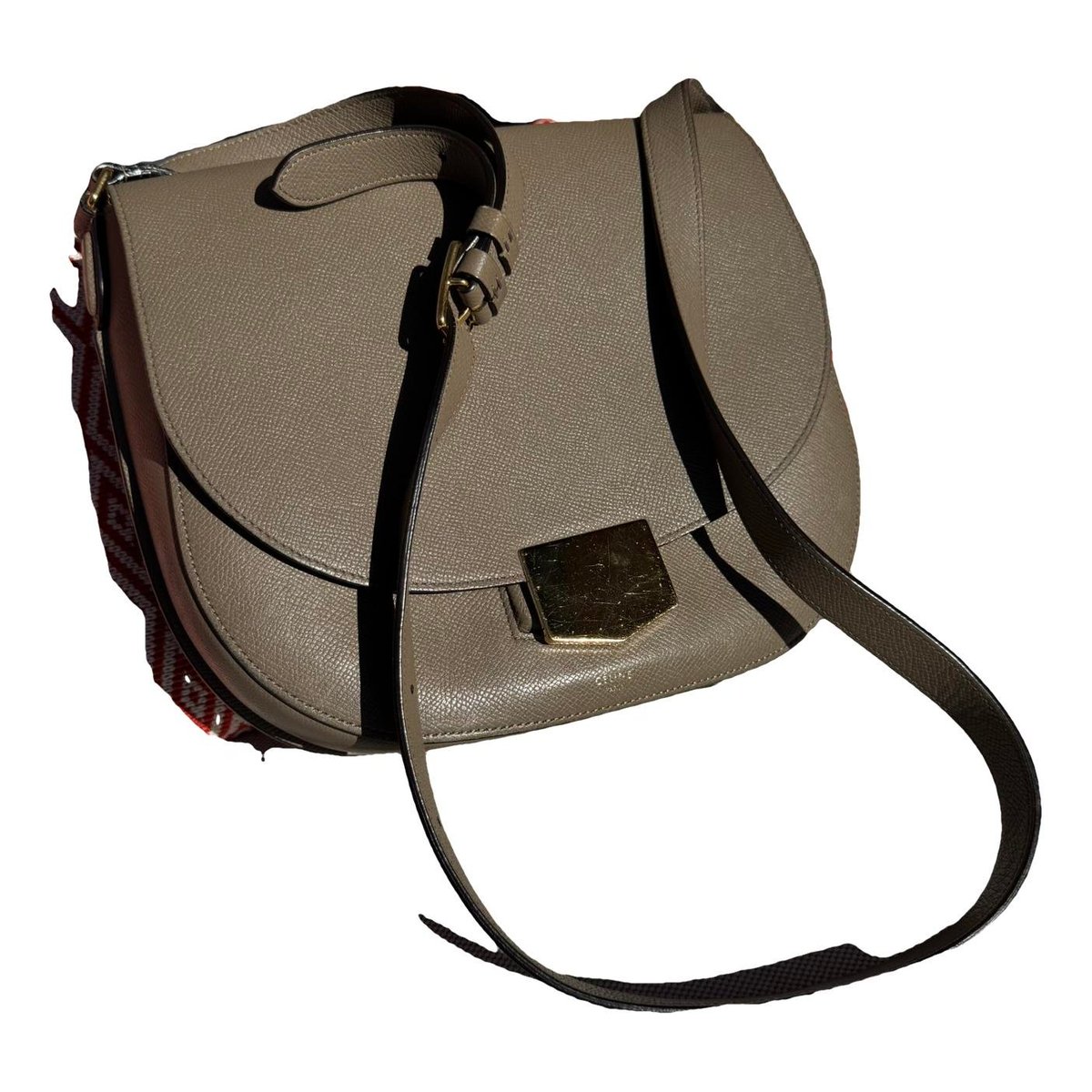 Trotteur leather crossbody bag
