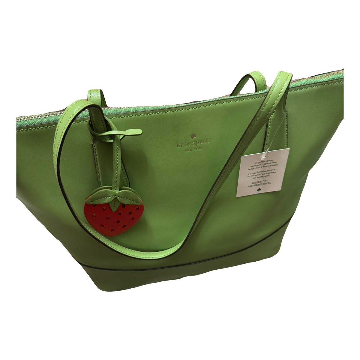 Leather tote