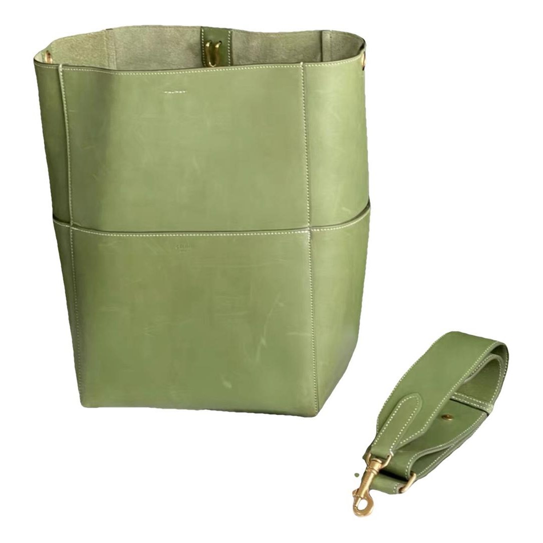 Seau Sangle leather tote