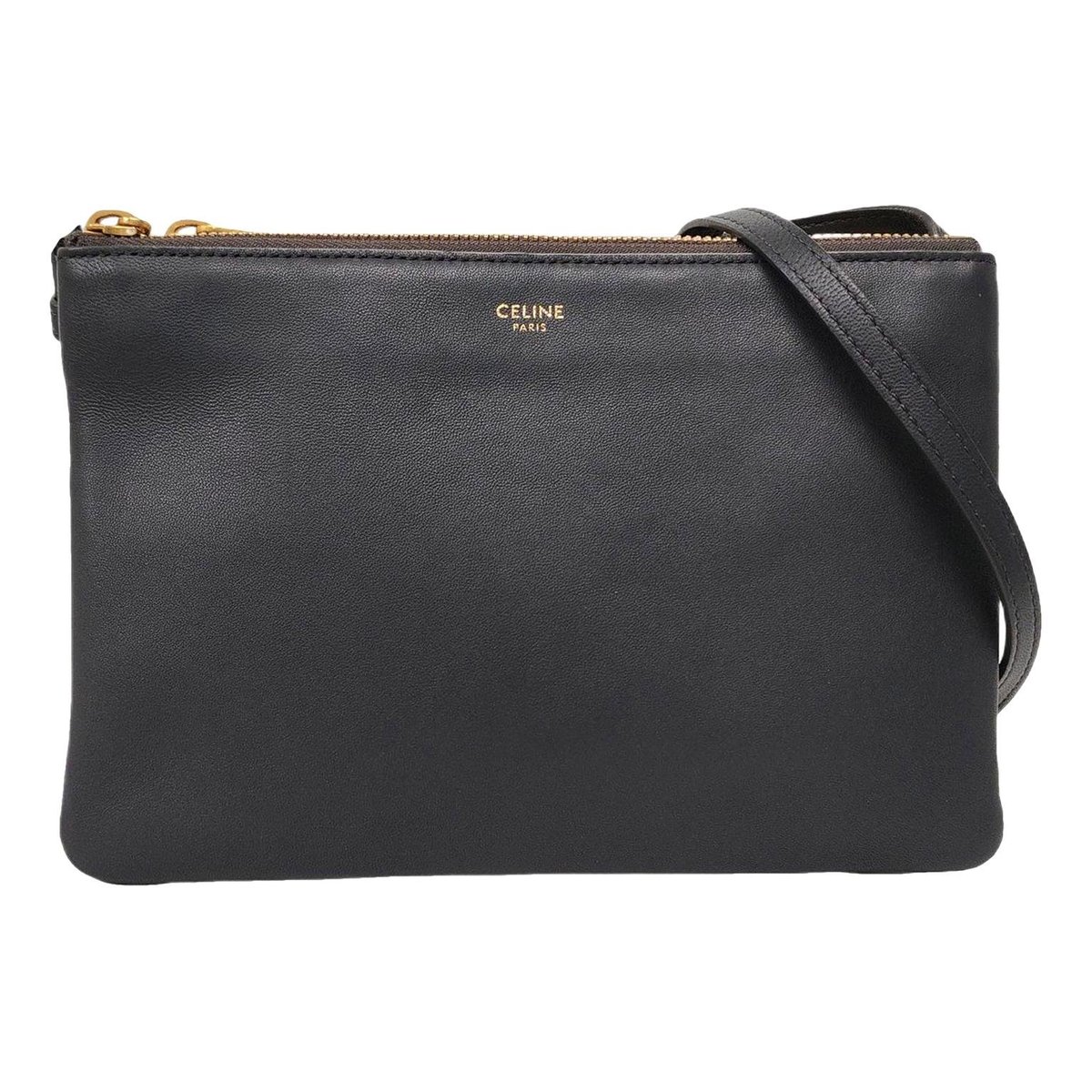 Trio leather crossbody bag