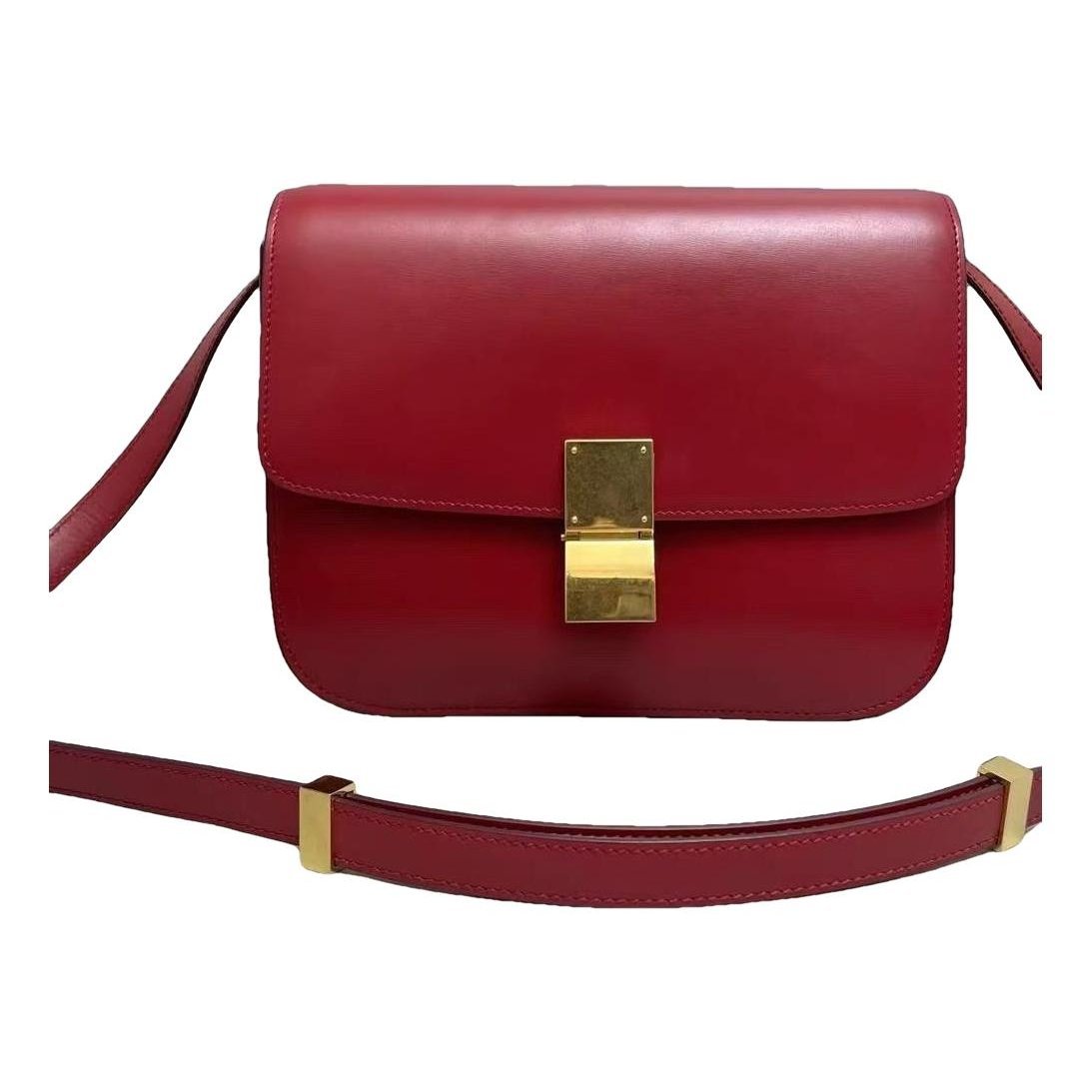 Classic leather handbag