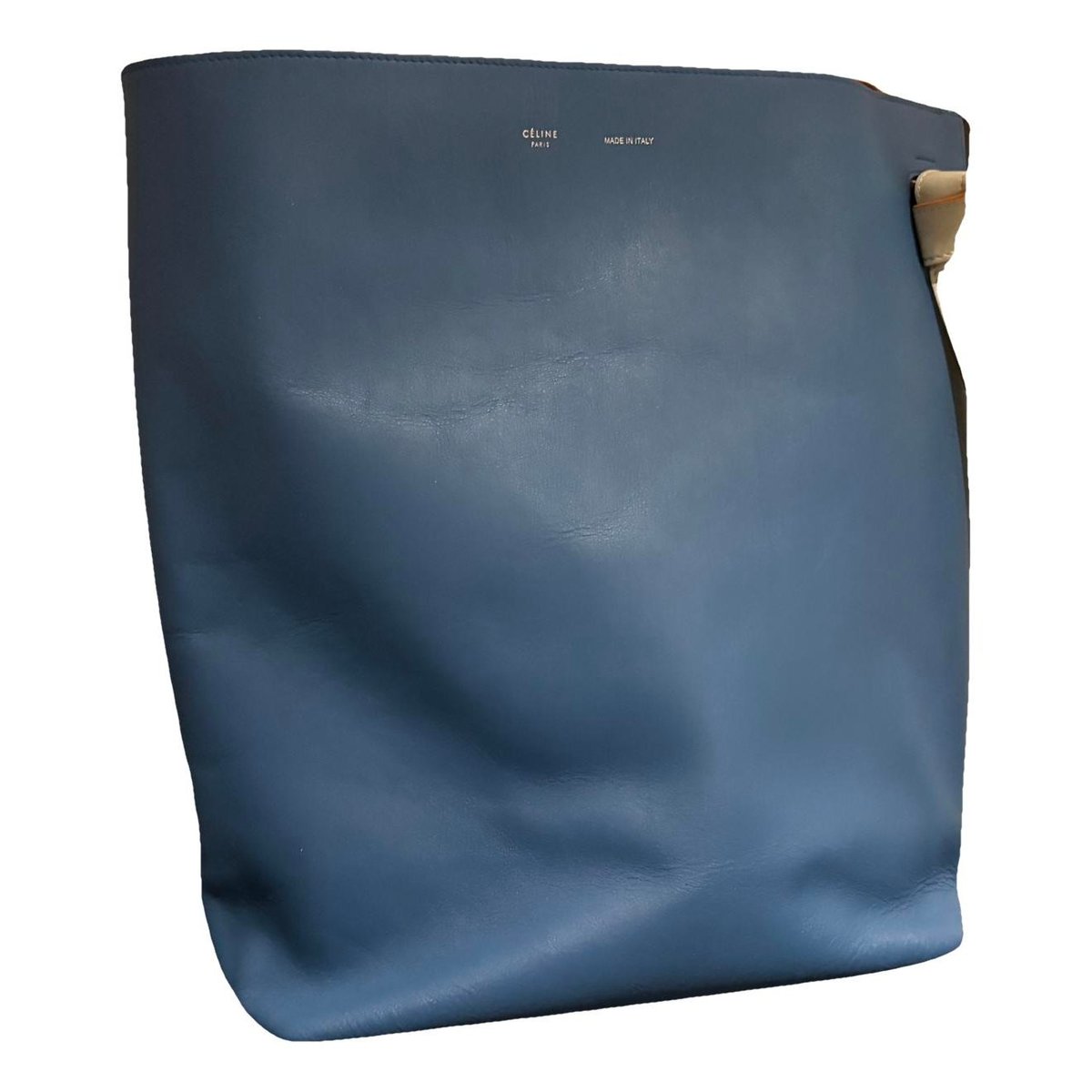 Twisted leather tote