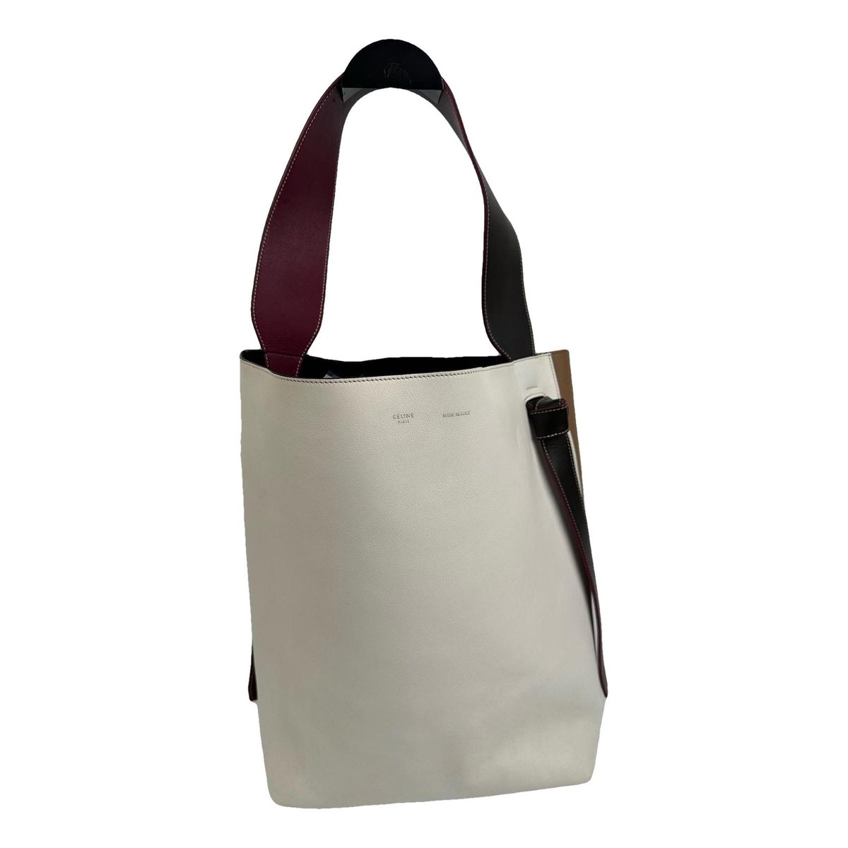 Seau Sangle leather handbag