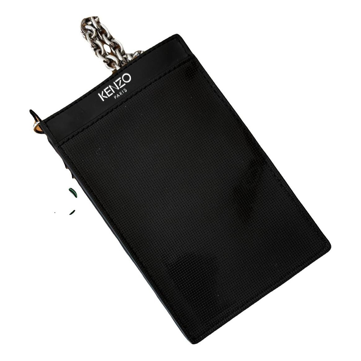 Leather clutch bag