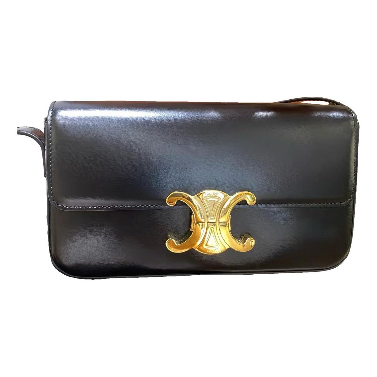 Triomphe leather handbag