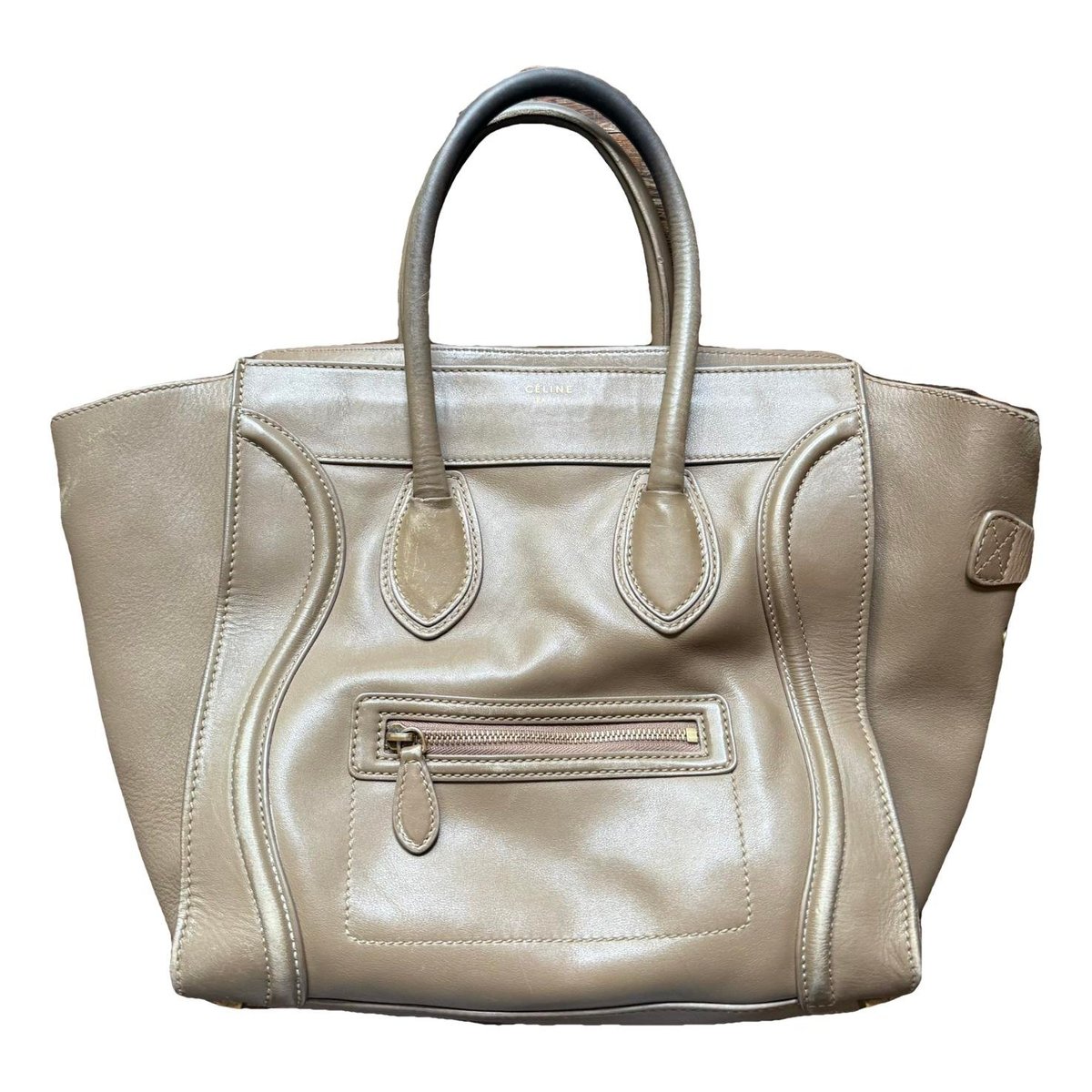 Luggage leather handbag