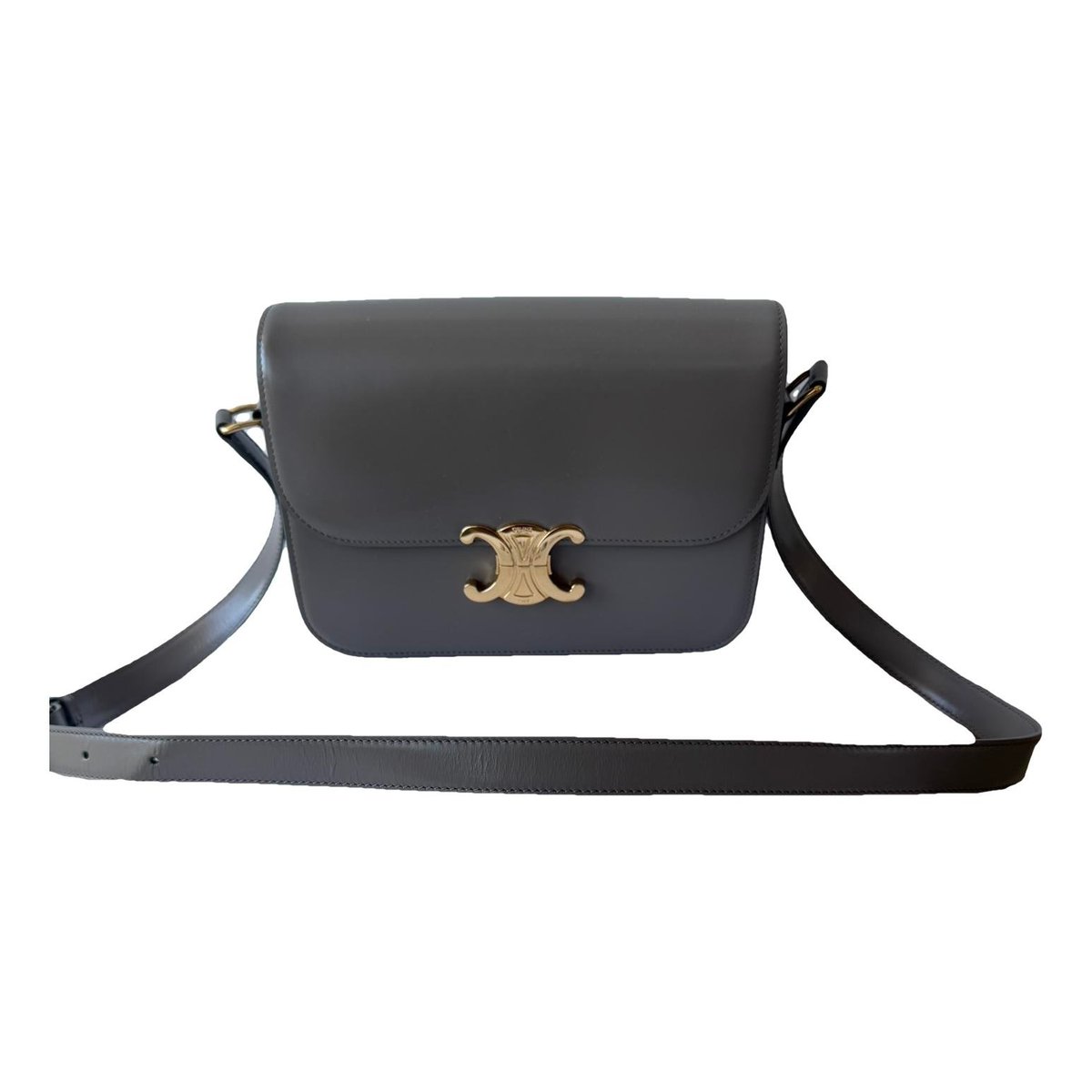Triomphe leather handbag