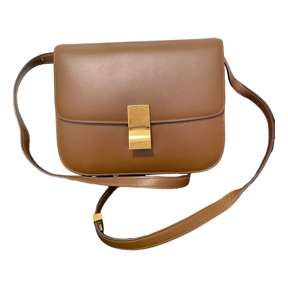 Classic leather crossbody bag