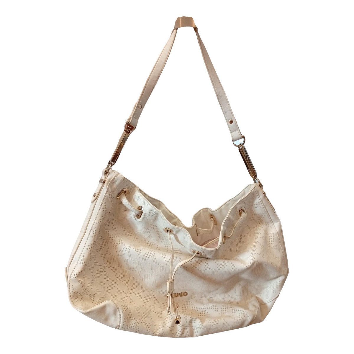 Patent leather handbag