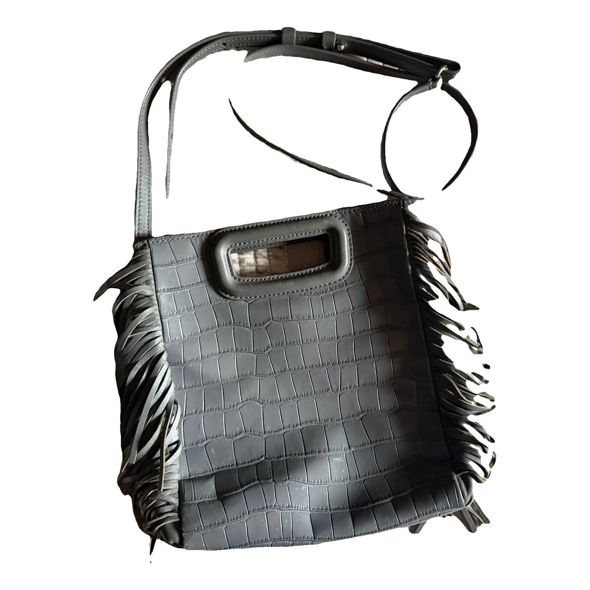 Sac M leather crossbody bag