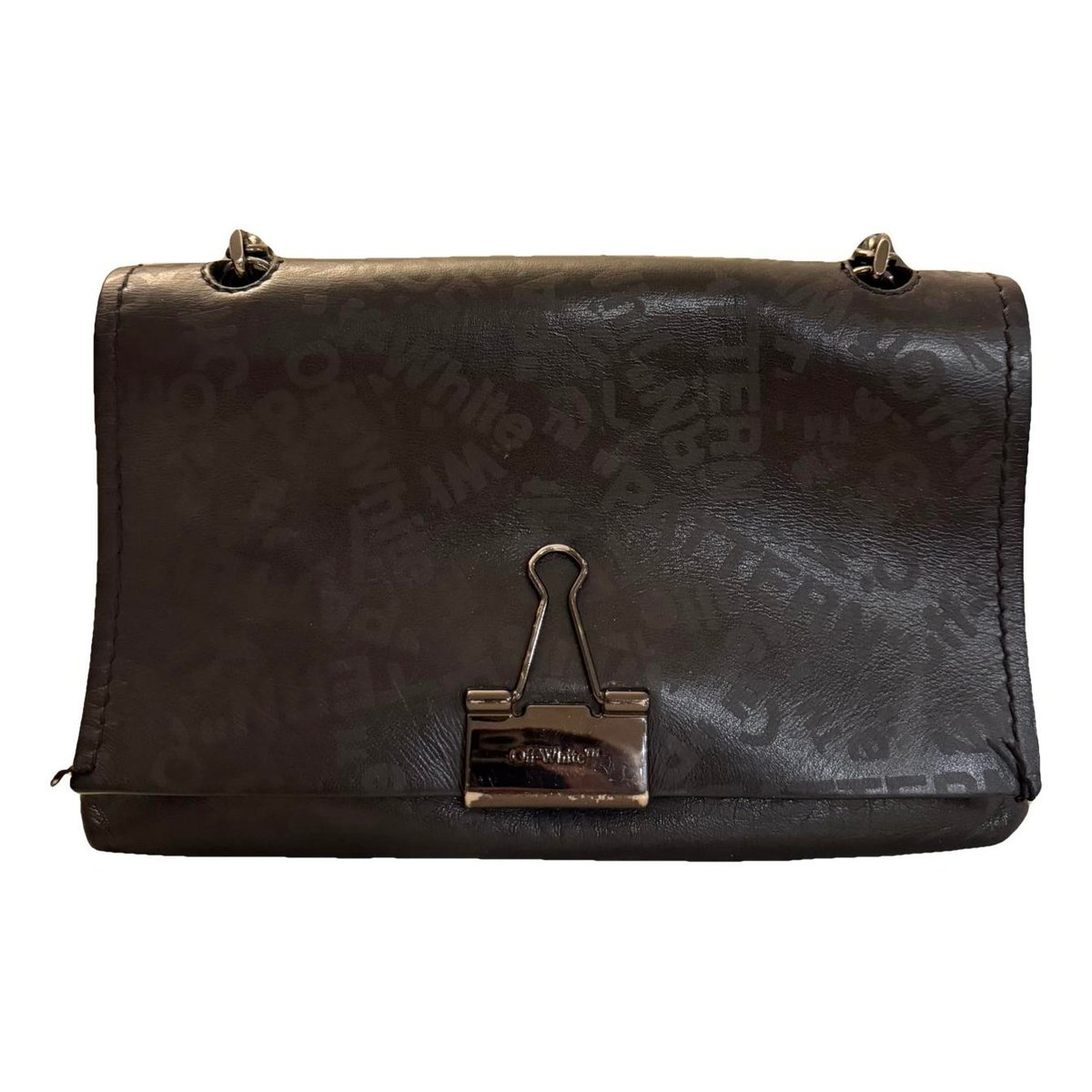 Binder leather handbag