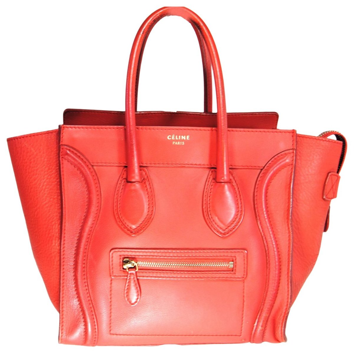 Luggage leather handbag