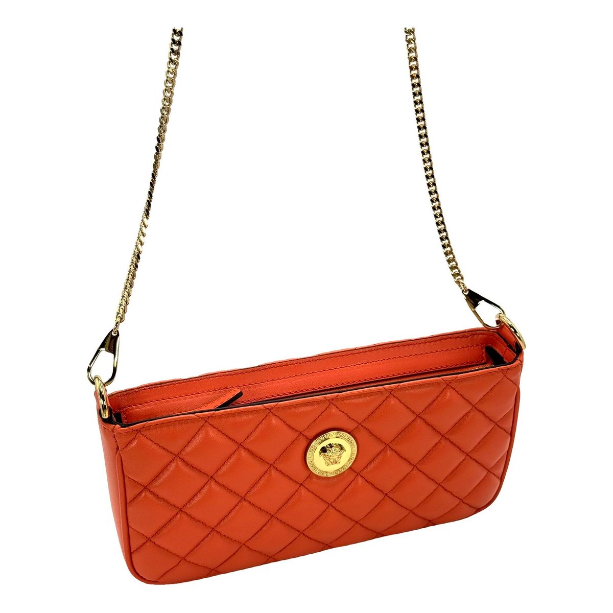 La Medusa leather handbag