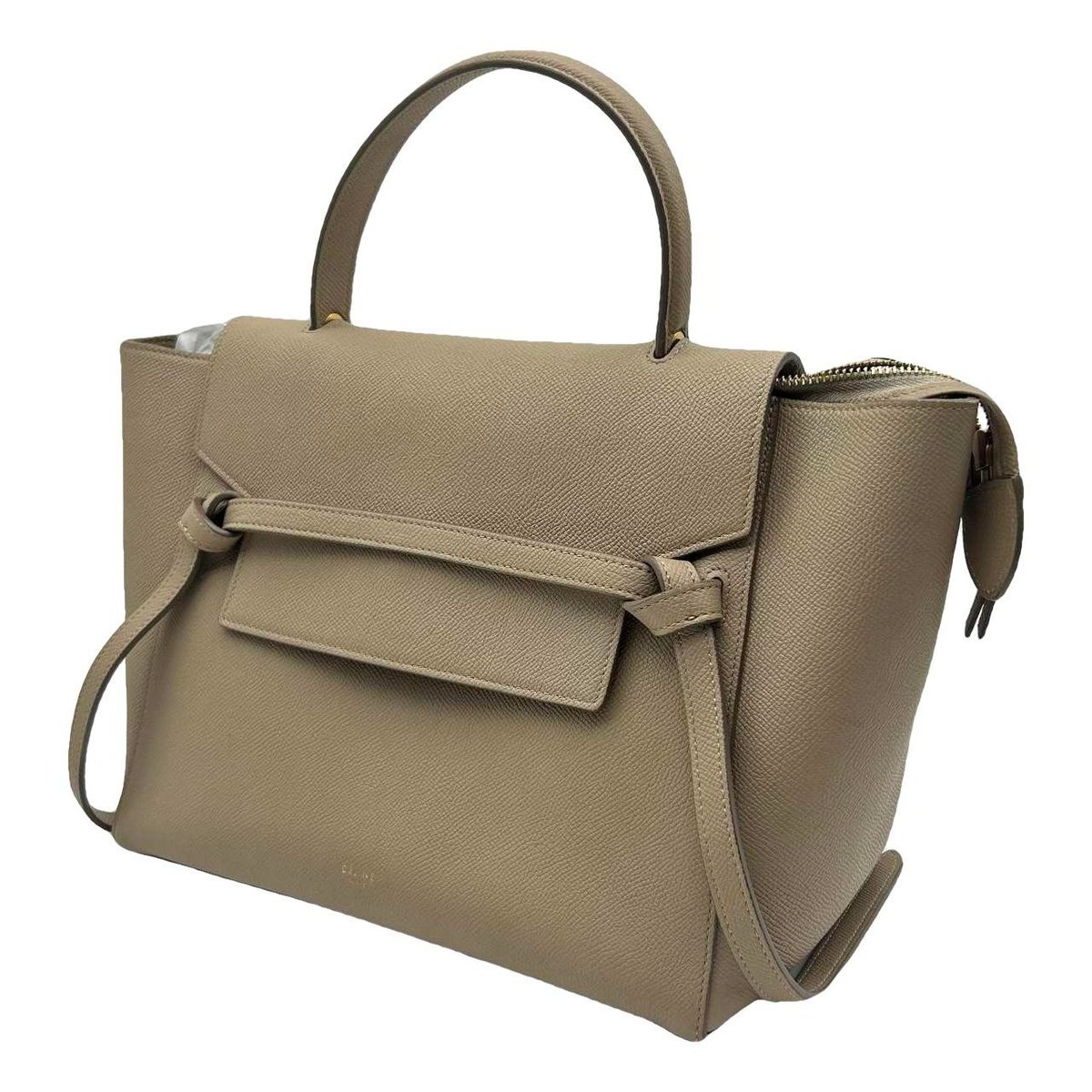 Belt leather handbag
