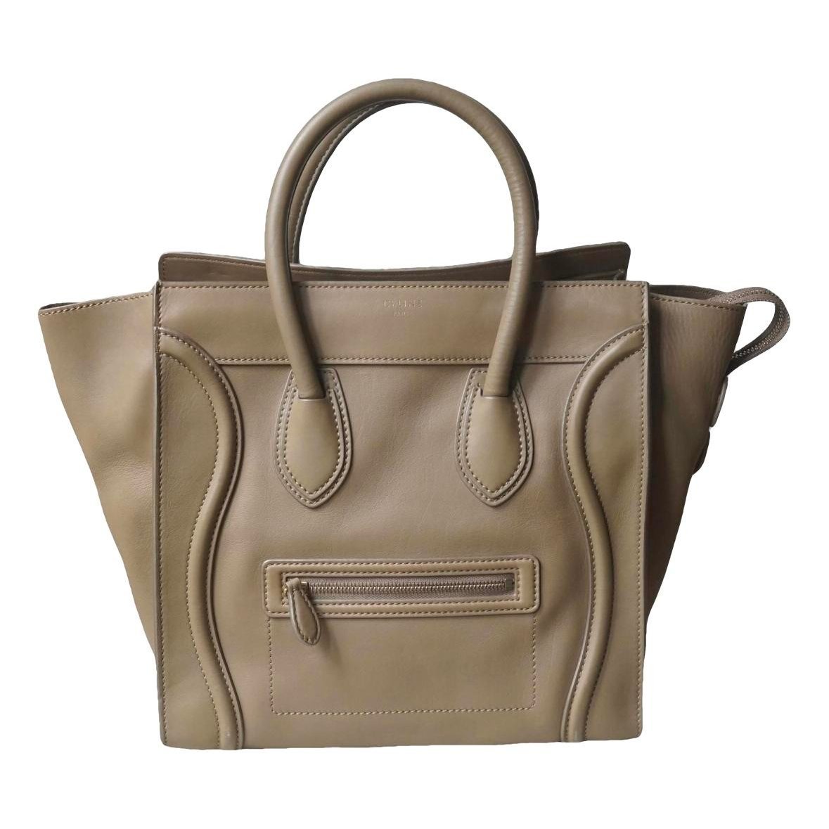 Luggage leather handbag