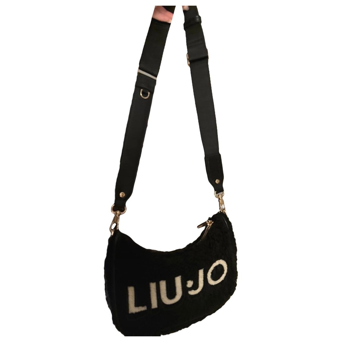 Faux fur crossbody bag