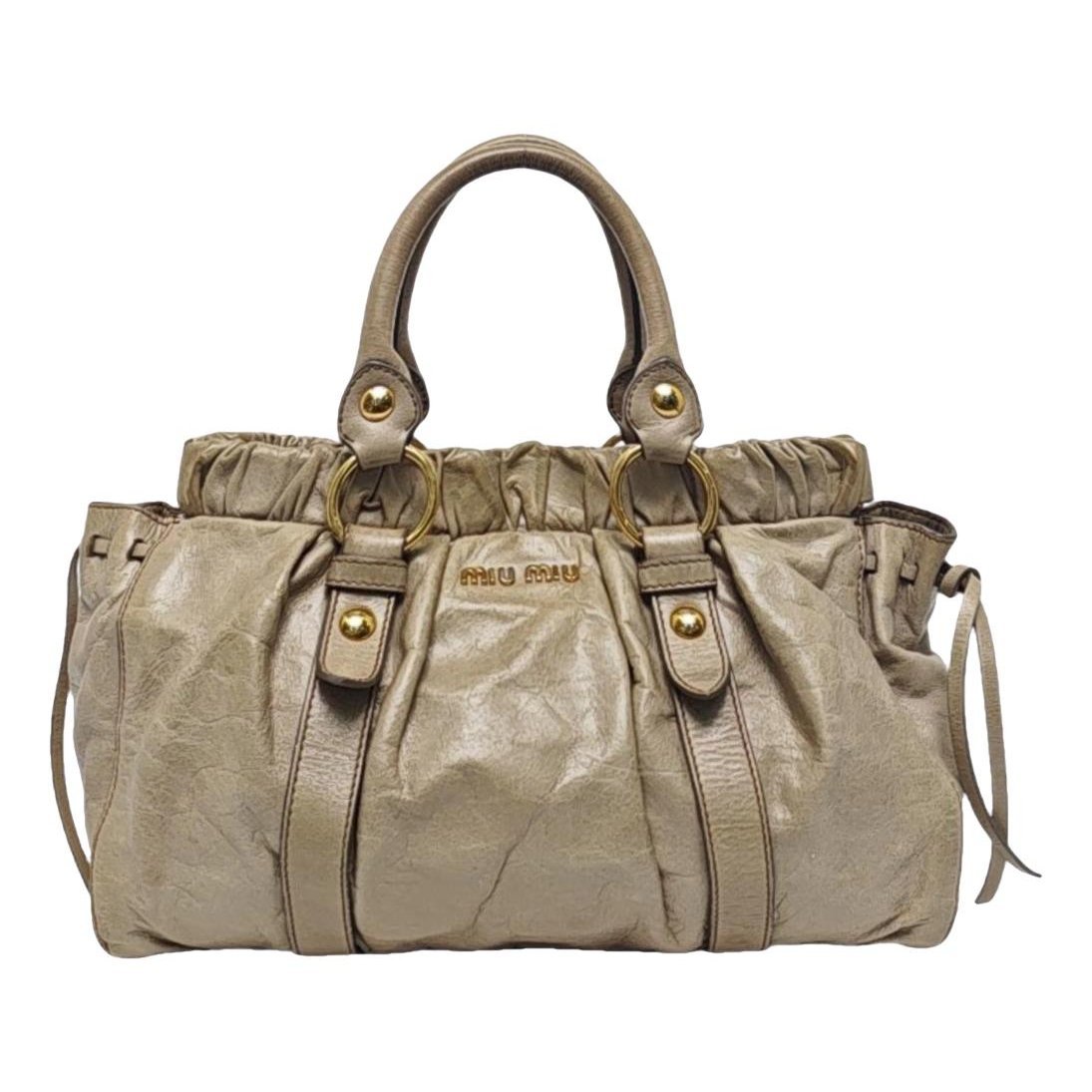 Vitello leather handbag