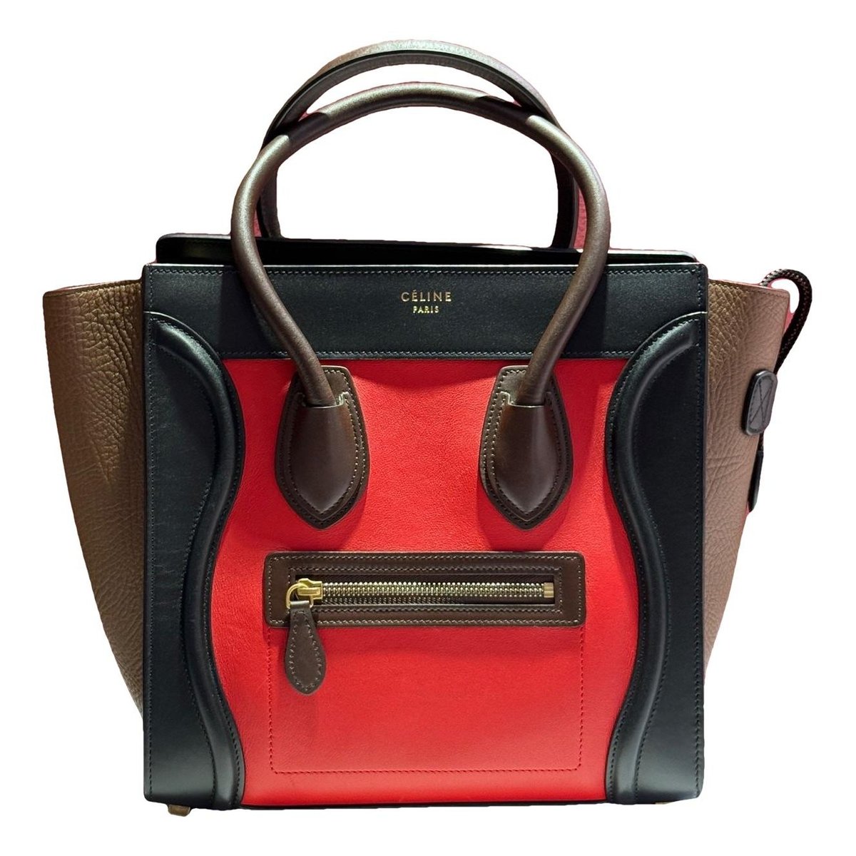 Luggage leather handbag
