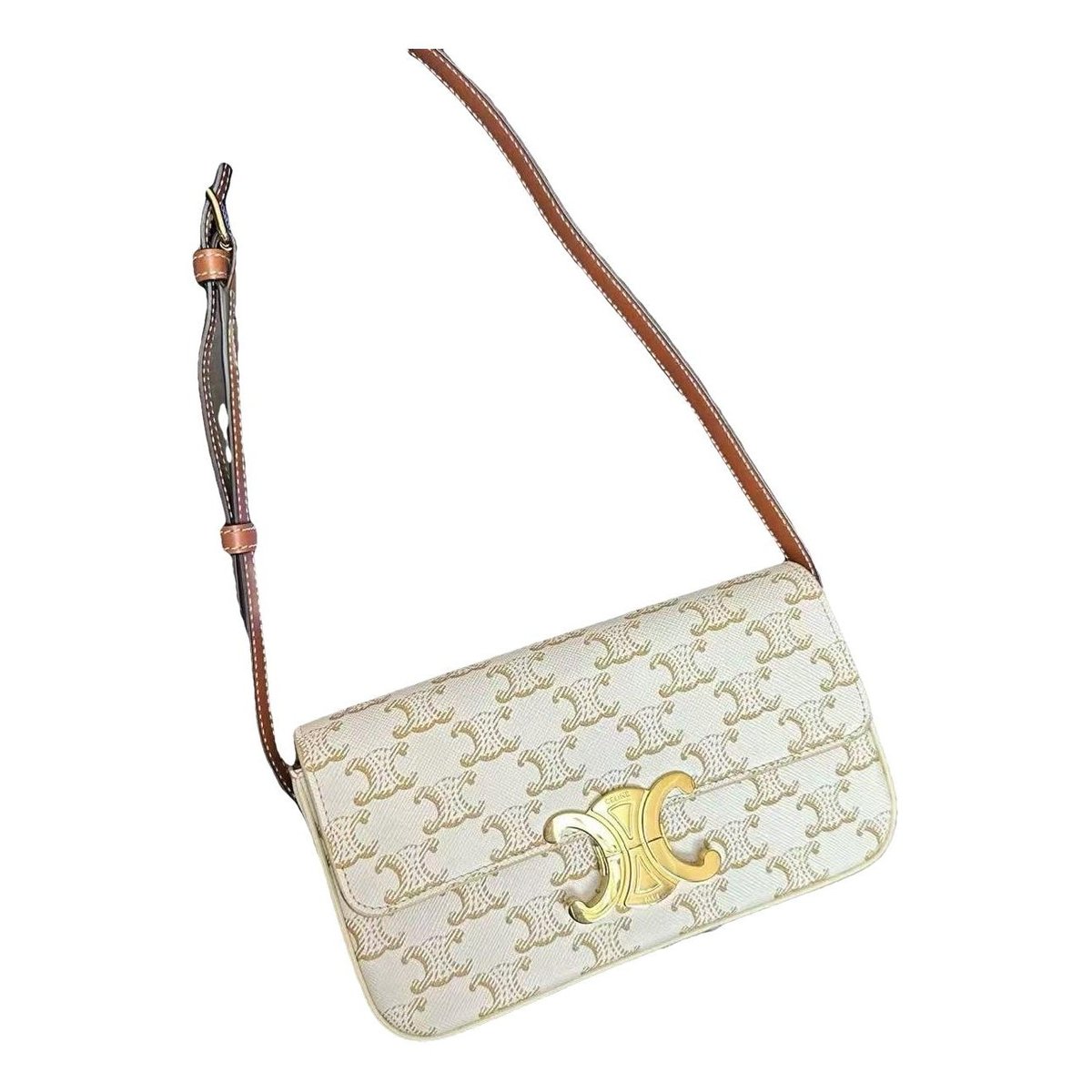 Triomphe leather handbag