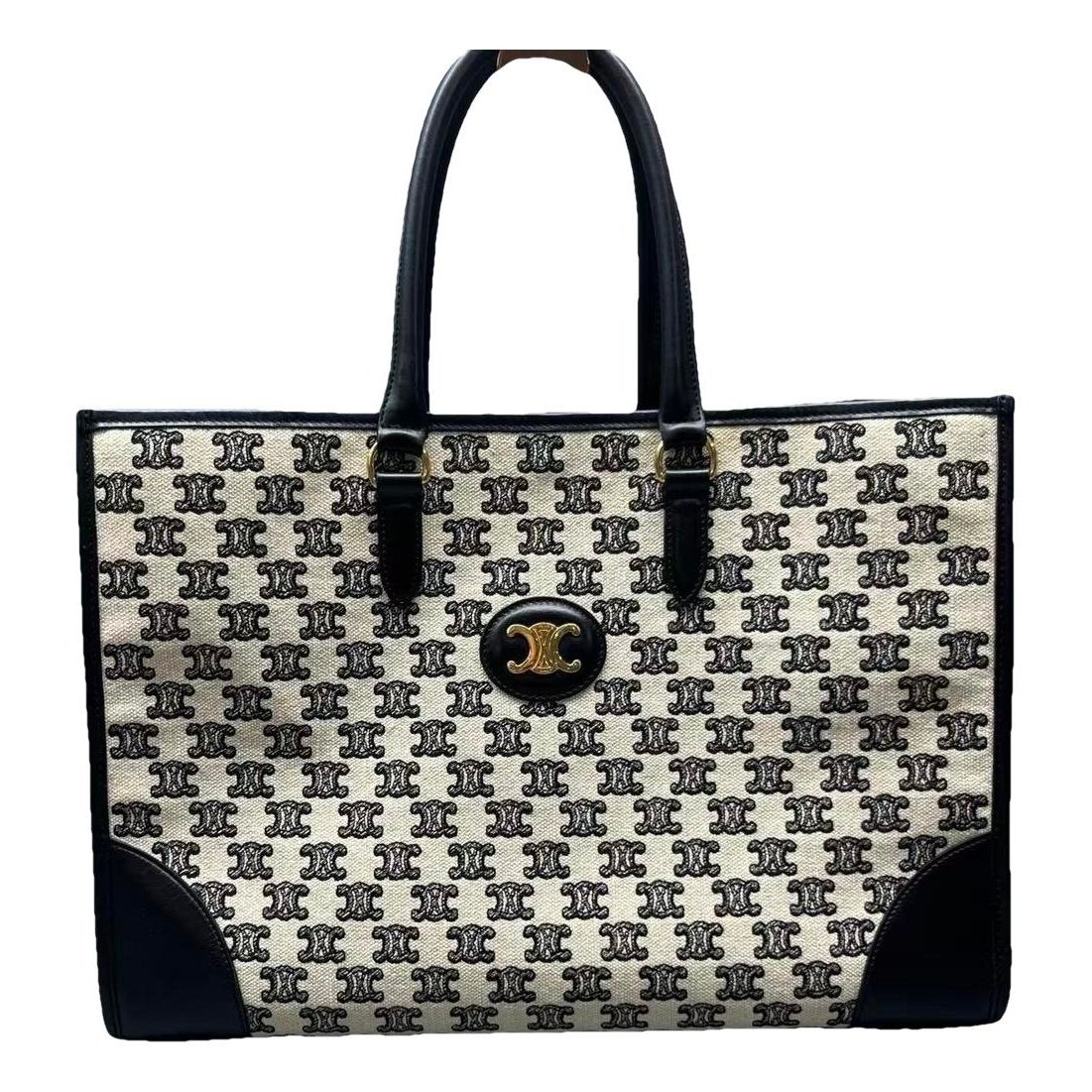 Cabas Horizotal leather handbag