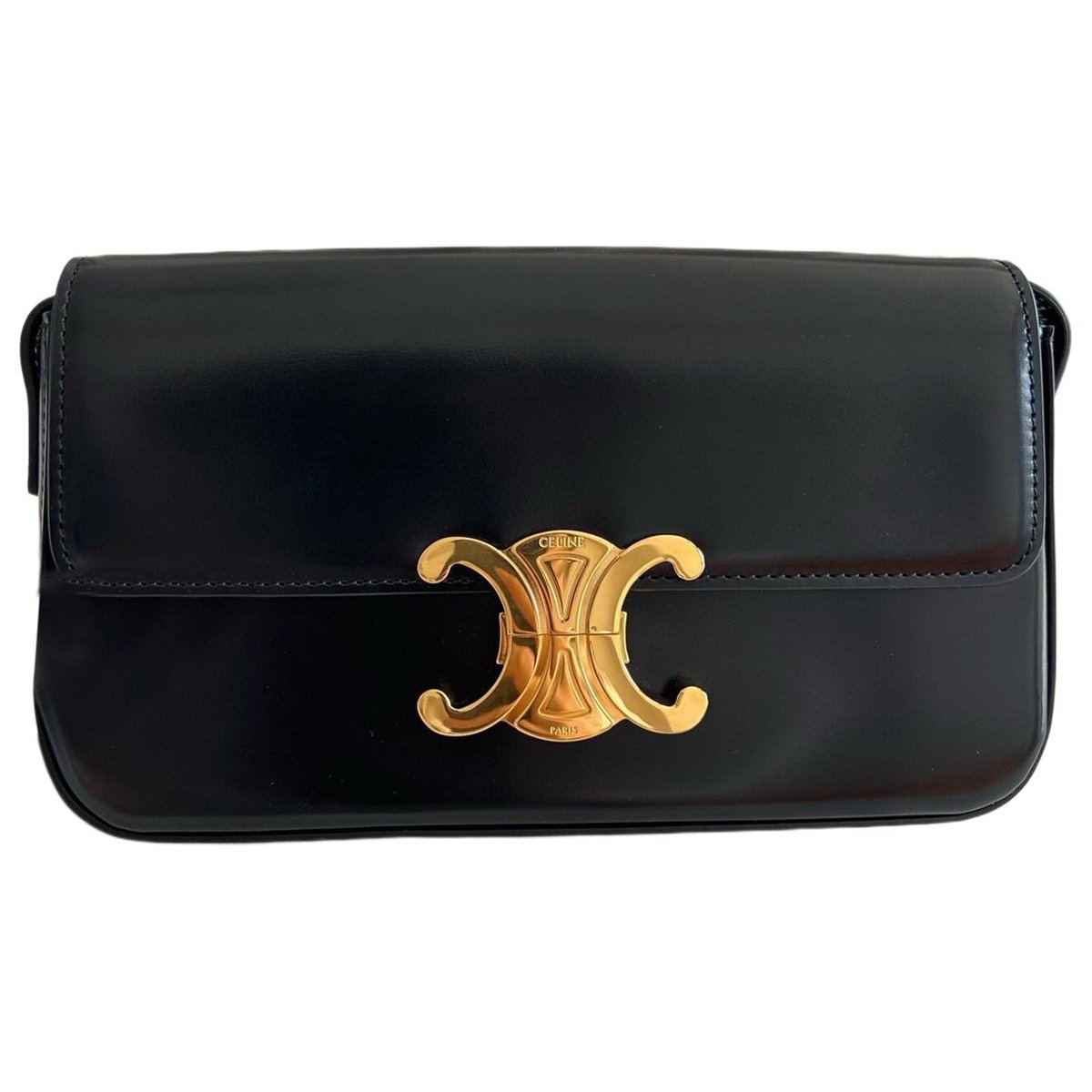 Triomphe leather handbag