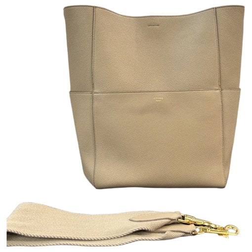 Seau Sangle leather handbag