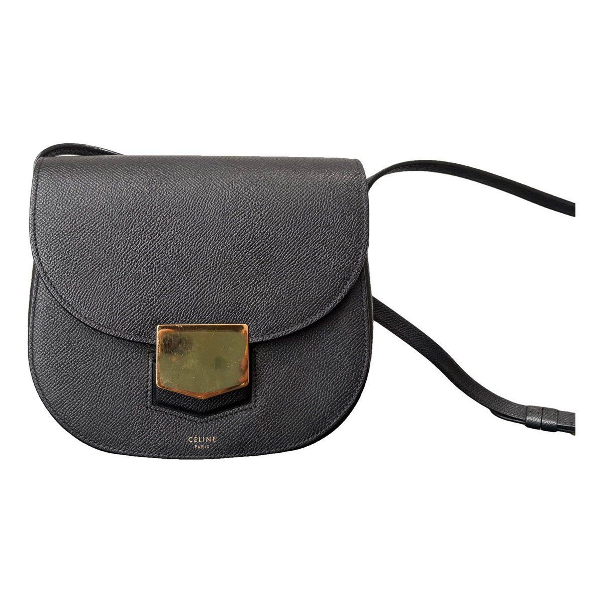 Trotteur leather crossbody bag