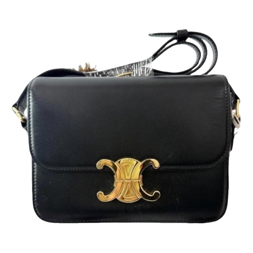 Triomphe leather handbag