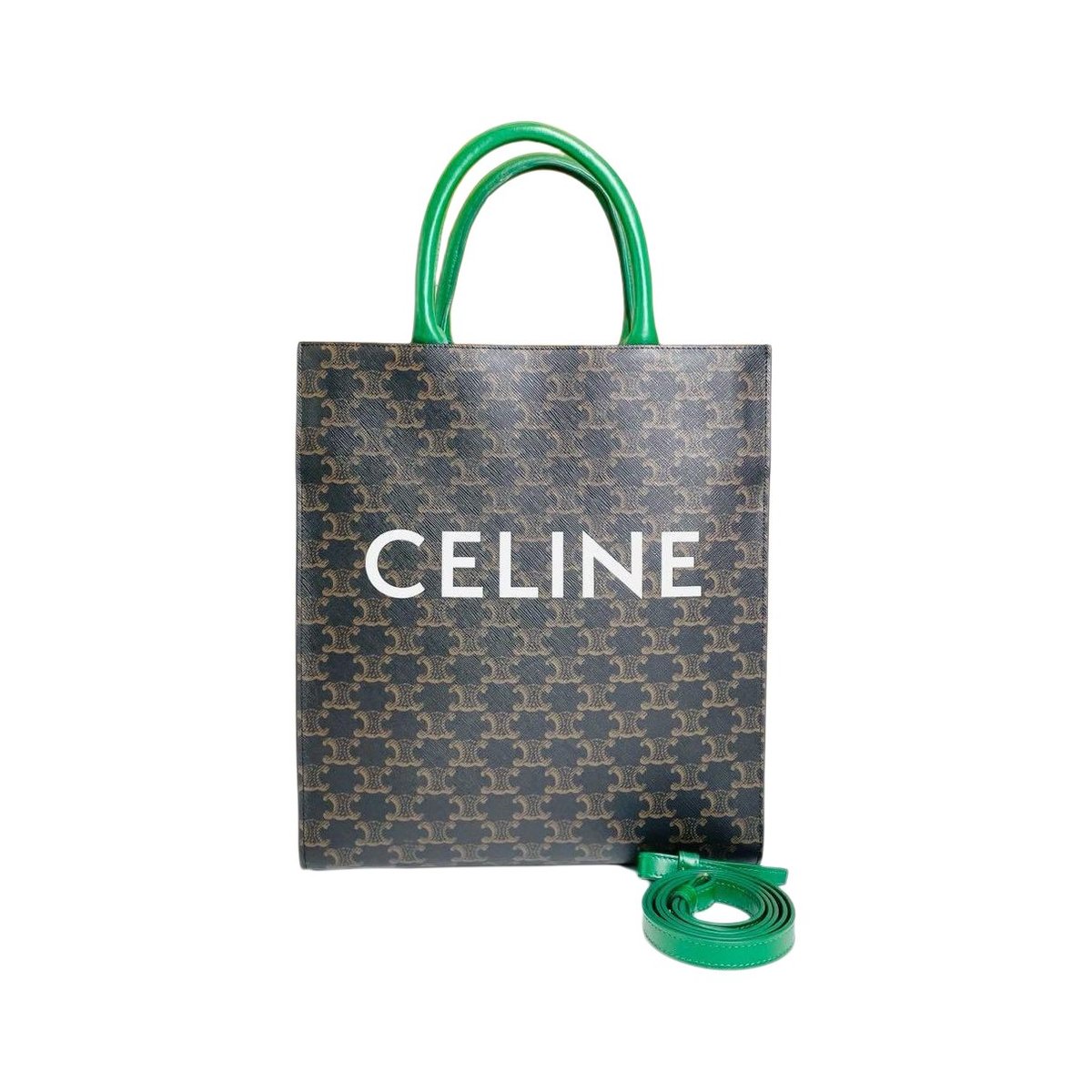 Cabas Vertical vinyl tote